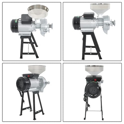 Wet & Dry Electric Grinder Grain Mill 3000W 110V Coffee Feed Flour Cereals Corn Grinder Machine