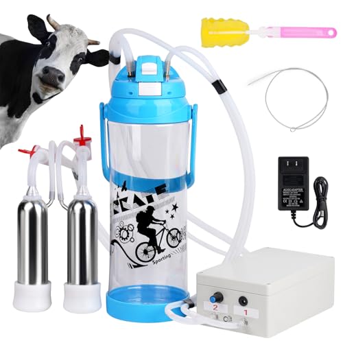 3l Electric Milking Machine for Cow| Pulsation Vacuum Pump| Save Labor