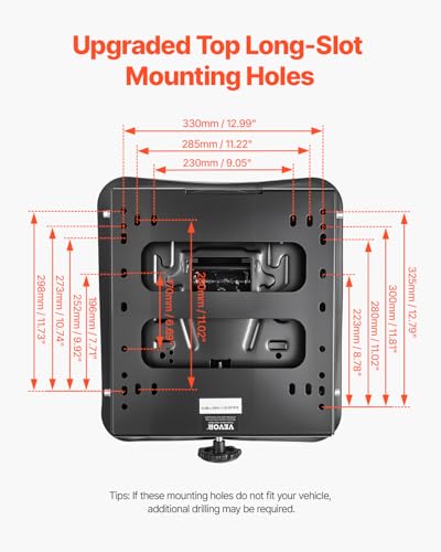 VEVOR Seat Suspension Kit Without Seat Slider Track, Universal Air Ride Seat Suspension for Zero Turn Lawn Mower, with Dustcover, Tractor Seat Suspension ‎Kit for Forklift, Bulldozers - style: No Slide Rail W/Dust Cover