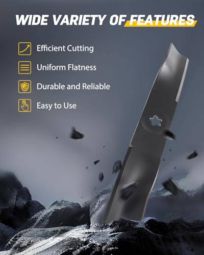 OCPTY 48'' Deck Mower Blades Fit for Husqvarna 2748GLS, for Poulan PB20VA48