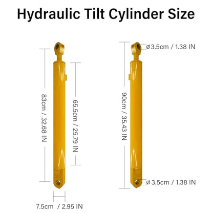 Hydraulic Tilt Cylinder 118156A1 for Case Skid Steer Loader 1845 - size: For Case IH