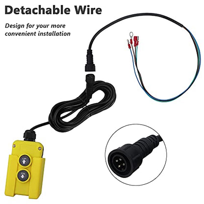 4 Wire Dump Trailer Remote Control Switch 12v DC Hydraulic Pump Power Unit