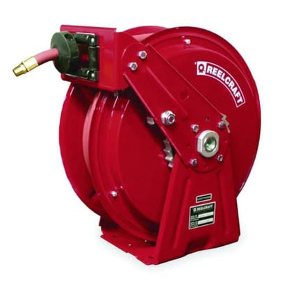 Reelcraft Spring Return Hose Reel,1/2" MNPT,50 ft DP7850 OMP - 1 Each