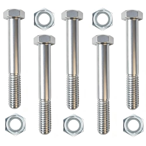 500101 Shear Bolt 1/2" x 3-1/2" with Nylock Nuts for Bush Hog/King Kutter