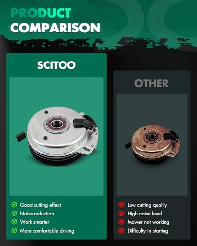 SCITOO Lawn Mower Clutch Compatible for Craftsman 917-04214 - color: 717-04214 Clutch
