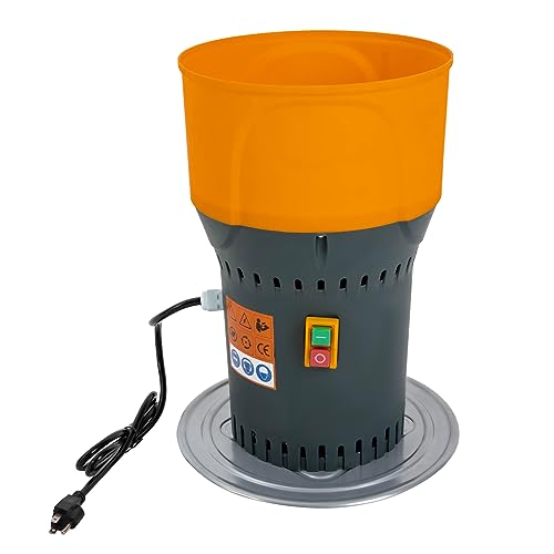 Electric Corn Grinder Mill 110V 1000W 19000RPM Automatic Agricultural Feed Grain Mill, Dust-free Dry Cereals Wheat Grinder Flour Mill with 5 Sieves, 6.6Gal Detachable Bucket for Home Farm - size: 1000W, 5 Sieves, w/ 25L(6.6Gal)Bucket