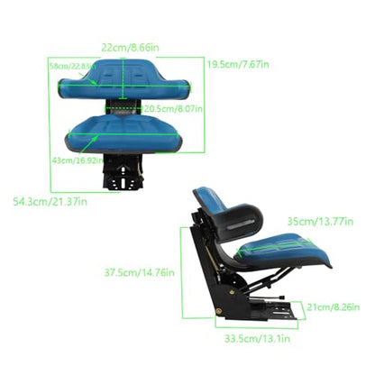 Blue Tractor Suspension Seat Replacement for New Holland Tractor