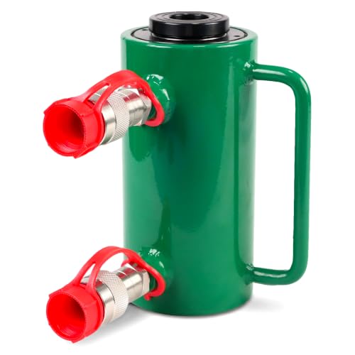 20 Ton Double-Acting Hollow Hydraulic Cylinder 100mm(4") Stroke - size: BRCH-20100