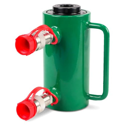 20 Ton Double-Acting Hollow Hydraulic Cylinder 100mm(4") Stroke - size: BRCH-20100
