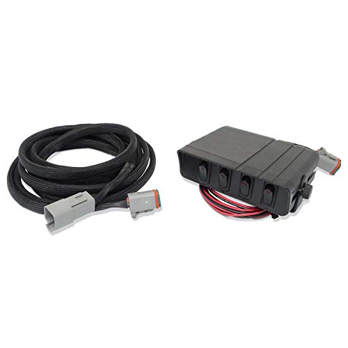 Summit Hydraulics Hydraulic Multiplier Kit, 4 Circuit Selector Valve Including Couplers and Switch Box Control
