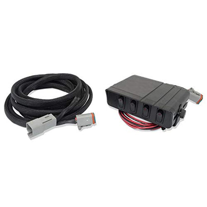 Summit Hydraulics Hydraulic Multiplier Kit, 4 Circuit Selector Valve Including Couplers and Switch Box Control