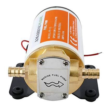 Amarine Made 12v Oil Scavenge Pump Self Priming Impeller Gear Pump