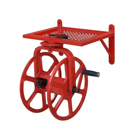 Liberty Garden Revolution Hose Reel with Pull Up Latch, Red - style: Revolution, Pull Up Latch