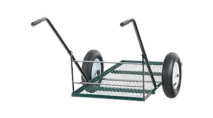 Vestil LSC-2448-TC Steel Landscape Cart with Low Profile Tilt 53 In. x 24 In. x 45 In. 500 Lb. Capacity Green - size: 500 lbs Load Capacity, 3" Height, 48" Length X 24" Width