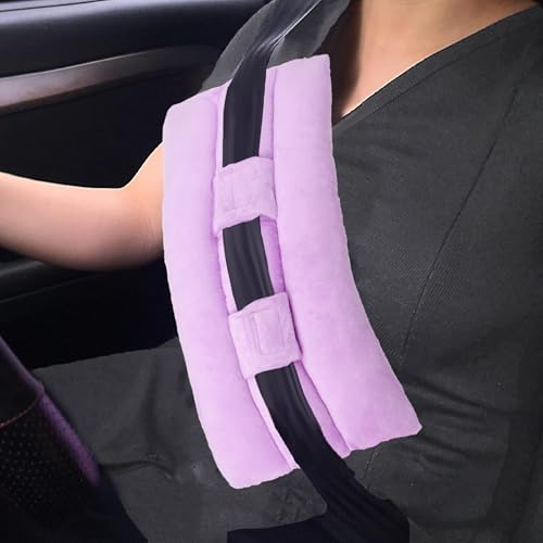 BFXM Mastectomy Seatbelt Pillow, Seat Belt Pillow Post Surgery - color: Purple