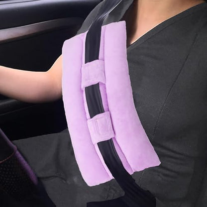 BFXM Mastectomy Seatbelt Pillow, Seat Belt Pillow Post Surgery - color: Purple