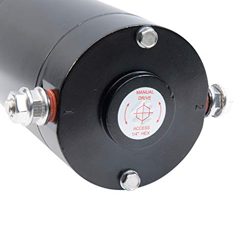 Lippert Hydraulic Pump 12-Volt DC Motor for Power Unit 141111, Powder-Coated Finish, User-Friendly Installation - 650057