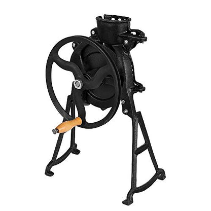 Manual Corn Thresher - Hand Sheller With Wooden Handle, Cast Heavy Duty Iron Shelling Machine for Small Farm and Household Usage