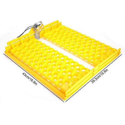 Yosoo 132 pcs Egg Incubator Tray and Automatic Egg Turning Tray for 110V Automatic Egg Incubators Incubation Accessory