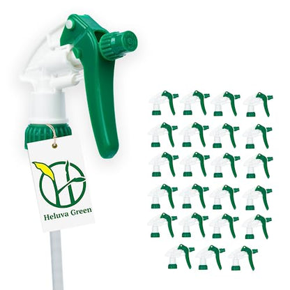 Heluva Green Spray Bottle Nozzle Replacement Tops, Green 24 Pack - color: Green, size: 24 Pack