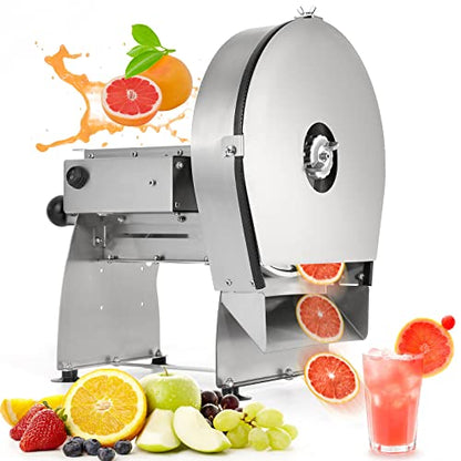 WICHEMI Electric Vegetable Slicer Commercial Friut Slicer Lemon Cutter