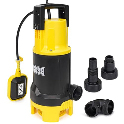 1.5 HP Submersible Sump Pump, 6500 GPH, Float Switch - style: 6500GPH Powerful Water Pump