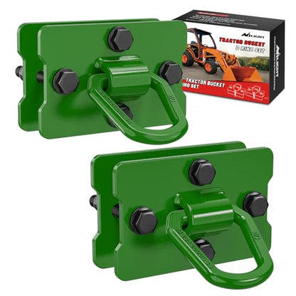 Nilight 1/2" Heavy Duty Trailer D Ring Tie Down Anchors with Backing Plates - color: Dark Green, size: D Ring
