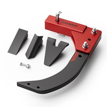 CAMMOO Hitch Mounted Trencher Ripper, 2" Receiver, Red - color: Red