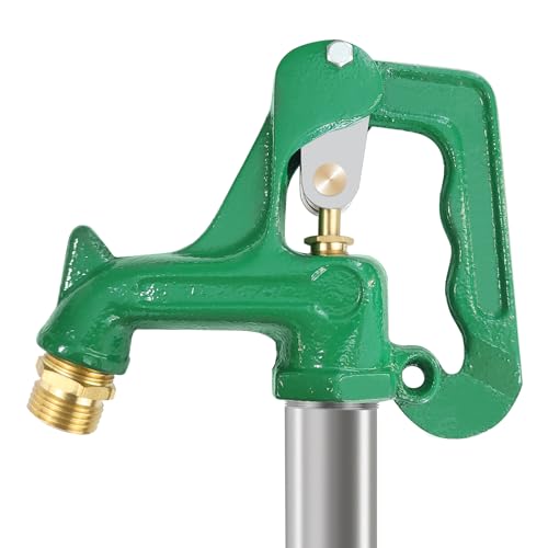 Frost Proof Yard Hydrant Frost Free Outdoor Faucet Freeze Proof Total3.25FT - color: Green, size: Total-3.25ft/39inch Bury-1ft