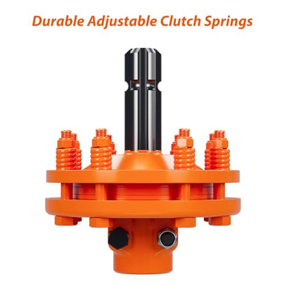 1 3/8" PTO Slip Clutch Slip Clutch for PTO Shaft, Adjustable Rotary
