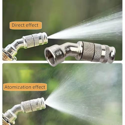 2 PCS Adjustable Sprayer Nozzle Tips, 1.5mm Aperture High Pressure Mist Sprayer Nozzle, Suitable for Replacing Backpack Sprayer, Farm,Garden Irrigation, Silver