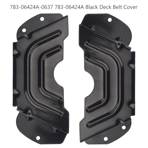 Lawn Mower Parts 783-06424A-0637 783-06424A Black Deck Belt Cover