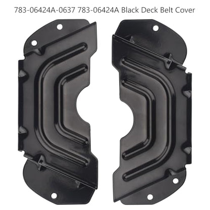 Lawn Mower Parts 783-06424A-0637 783-06424A Black Deck Belt Cover