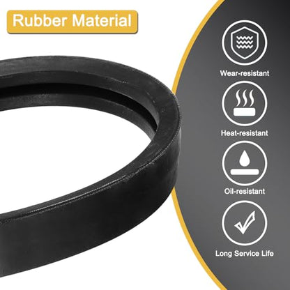 uxcell A23 1/2 Classic Wrapped V-Belt, 26" Outside Circumference A Profile V-Belt - size: A23 1/2