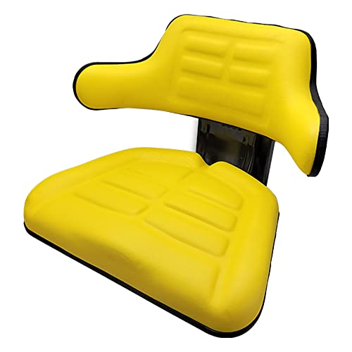 Yellow Universal Tractor Suspension Seat Fits John Deere 2550, 2630, 2640, 2750