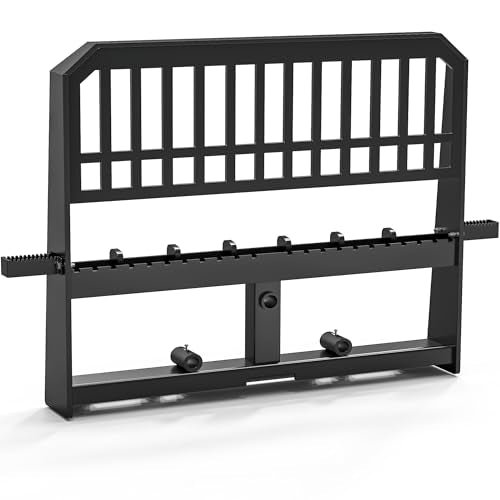 YITAMOTOR 45" Skid Steer Pallet Forks Frame Attachment, 4000 lbs Capacity