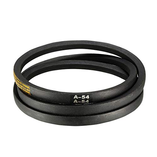 uxcell A54 Drive V-Belts 54" Inner Length 13mm Width 8mm Thick JIS Standard A-Section Rubber Drive Transmission Belt - size: 54"