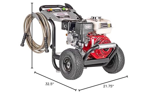 Simpson PowerShot 3500 PSI Gas Pressure Washer, 2.5 GPM, Honda GX200 Engine - style: 3500 PSI