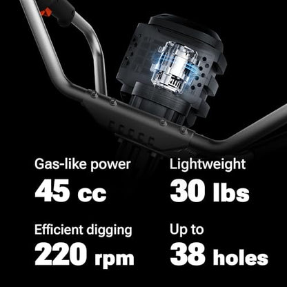 WORX Cordless Earth Auger, 40V 8" Digger, WG865