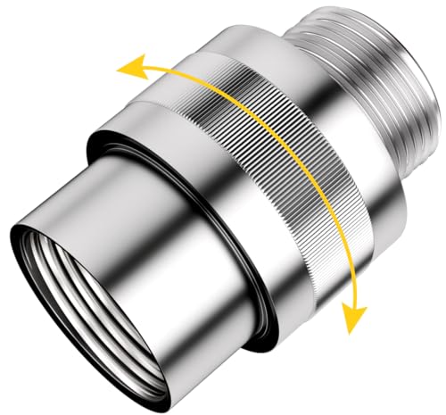 G-Promise Metal Shower Head Shut Off Valve, Flow Control Valve - color: Chrome