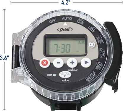 2-Pack Orbit 57865 Battery-Operated Sprinkler Timer - Convenient Automated Watering Device ( 2 Total timers ) - size: 2-Pack Battery-Powered Water Sprinkler Controller