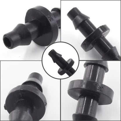 150Pcs 1/4 Inch Drip Irrigation Coupling Fittings - size: Straight Coupling (150Pcs)