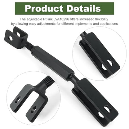 Three Point Hitch Adjustable Lift Link LVA16296 for John Deere 1023E 1025R