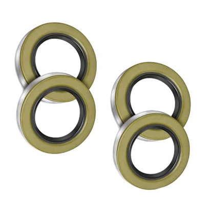 4PCS Trailer Hub Grease Seal Double Lip Wheel Seal 2.250" ID x 3.376" OD, Replaces 01003600 10-36 22333TB, for 5200-7000 lb Trailer Axles