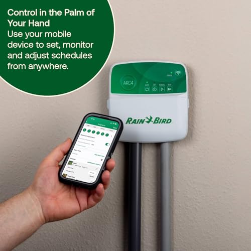 Rain Bird ARC4 Irrigation Controller, Smart WiFi, Indoor, 4-Station - style: Indoor 4-Station