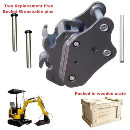Semi Automatic Mini Excavator Attachment,Quick Hitch Attachment Fits mini 1-2.5 ton Excavator,Quick Hitch Quick Coupler for AGT Mini Excavator Chinese Mini Digger