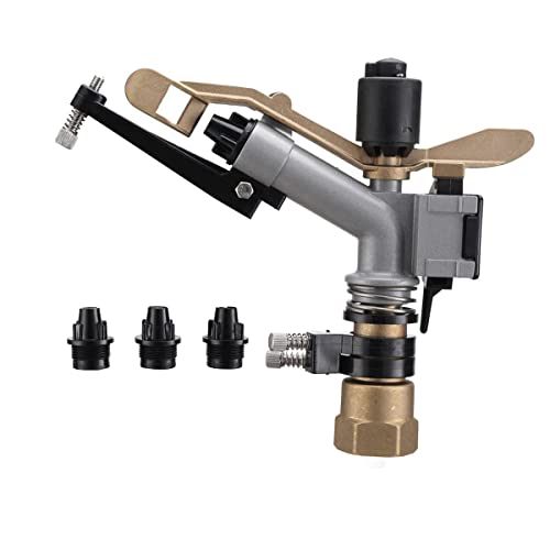 1" Agriculture Farm Irrigation Sprinkler Watering Spray 360° Rotary