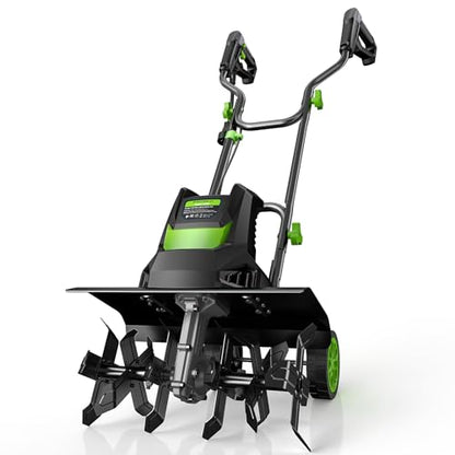 1800W 15A Corded Electric Tiller for Gardening and Soil Cultivation