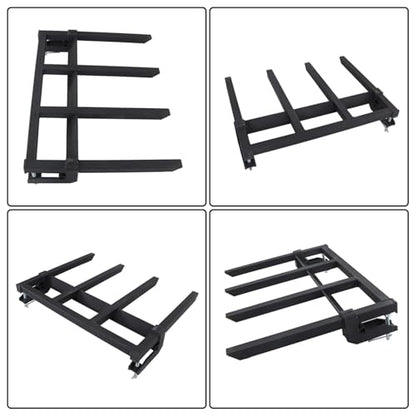 42" 2500lbs Clamp On Pallet Forks for Tractor Skid Steer