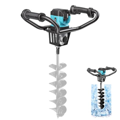 36V Cordless Post Hole Digger for Makita 18V, Power Earth/Ice Auger - size: Large